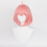 Pink Cosplay Wig Heat Resistant Synthetic Hair Carnival Halloween Party Props